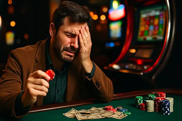 Roulette und Chips