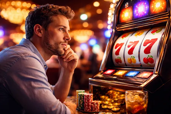 gambling machine lights