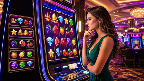 Simboli colorati delle slot